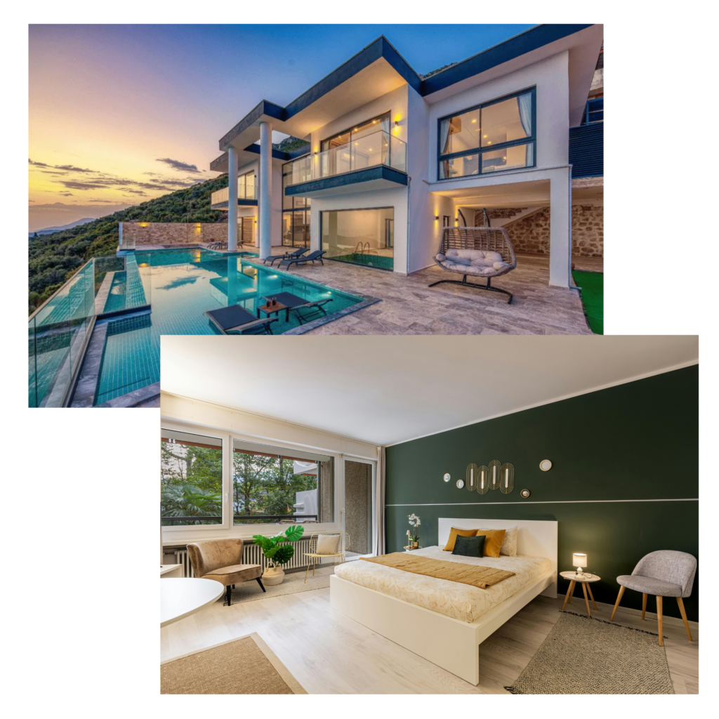 modern square typographic fashion brand logo